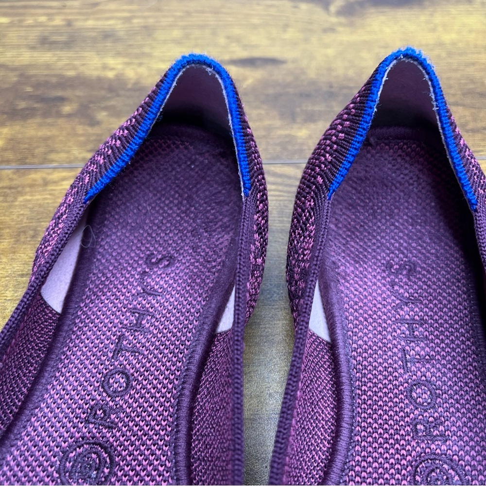 Rothy’s Burgundy Fig Python Flats - image 5